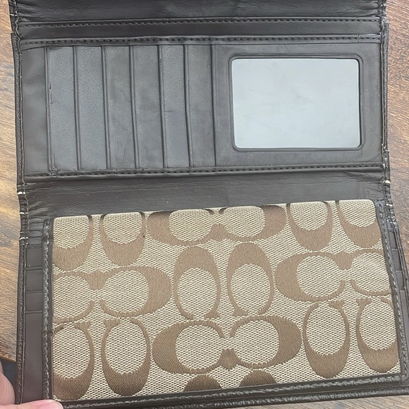 Coach Wallet with Checkbook - Picture 5 of 5